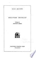 Bolívar criollo