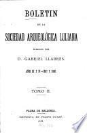 Bolletí de la Societat Arqueològica Lulliana