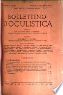 Bollettino d'oculistica