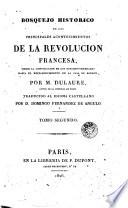 Bosquejo histórico de los principales acontencimientos de la Revolución francesa, 2