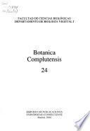 Botánica complutensis