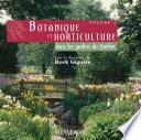 Botanique et horticulture dans les jardins