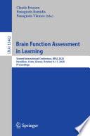 Brain Function Assessment in Learning