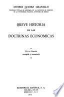 Breve historia de las doctrinas económicas
