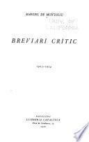 Breviari crític, 1923-1924