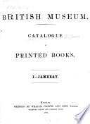 British Museum Catalogue of printed Books