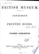British Museum Catalogue of printed Books