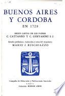 Buenos Aires y Córdoba en 1729