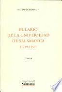 Bulario de la Universidad de Salamanca, 1219-1549