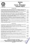 Bulletin du Service géologique national