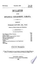 Bulletin of the Botanical Department, Jamaica ...