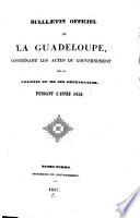 Bulletin officiel de la Guadeloupe