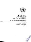 Bulletin on Narcotics