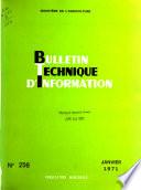 Bulletin technique d'information