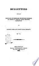Bullettino delle ordinanze de' commessarj ripartitori de' demanj ex feudali e comunali nelle province napoletane in appendice degli atti eversivi della feudalità