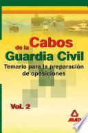 Cabos de la Guardia Civil. Temario. Volumen Ii Ebook