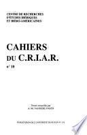 Cahiers du C.R.I.A.R.