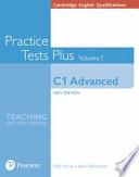Cambridge English Qualifications: C1 Advanced Volume 1 Practice Tests Plus (no Key)