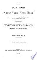 Canadian Shorthorn Herd Book