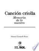 Canción criolla