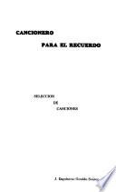 Cancionero para el recuerdo