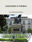 CANCIONES O POEMAS