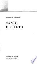 Canto desierto