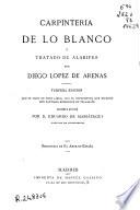 Carpintería de lo blanco y Tratado de alarifes