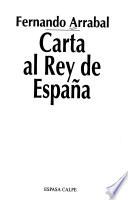 Carta al rey de España