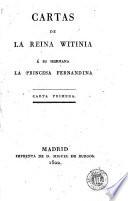 Cartas de la reina Witinia a su hermana la princesa Fernandina