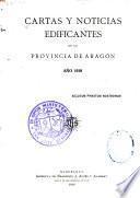 Cartas edificantes de la Provincia de Aragón