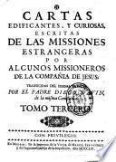 Cartas edificantes, y curiosas, escritas de las missiones estrangeras