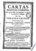 Cartas eruditas y curiosas, 1