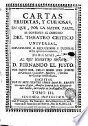 Cartas eruditas y curiosas, 3