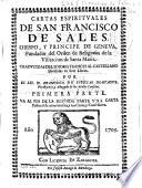 Cartas espirituales de San Francisco de Sales ...