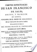 Cartas esprituales de Sant Francesc de Sales