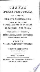 Cartas philologicas