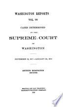 Cases Determined in the Supreme Court of Washington
