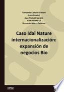 Caso Idai Nature internacionalización: expansión de negocios Bio