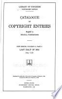 Catalog of Copyright Entries