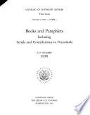 Catalog of Copyright Entries. Third Series