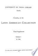 Catalog of the Latin American Collection
