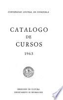 Catálogo de cursos - Universidad Central de Venezuela