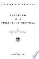 Catálogo de la Biblioteca Central
