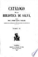 Catálogo de la biblioteca de Salvá