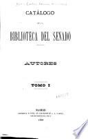 Catálogo de la biblioteca del Senado