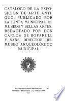 Catalogo de la exposicion de arte antiguo