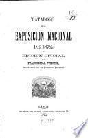 Catálogo de la Exposición Nacional de 1872