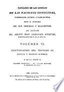 Catálogo de las lenguas de las naciones conocidas y numeración, división y clases de éstas según la diversidad de sus idiomas y dialectos