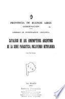 Catálogo de los himenópteros argentinos de la serie parasitica, incluyendo Bethyloidea